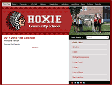 Tablet Screenshot of hoxie.org